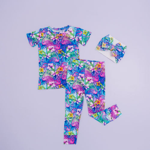 Flocking Fabulous Two-Piece Pajama Set - Image 8 - Bums & Roses