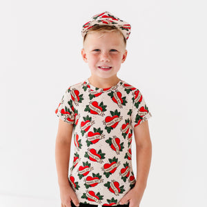 Bums & Roses - Baby & Kids Bamboo Pajamas - Mama's Boy Hat - Image 1