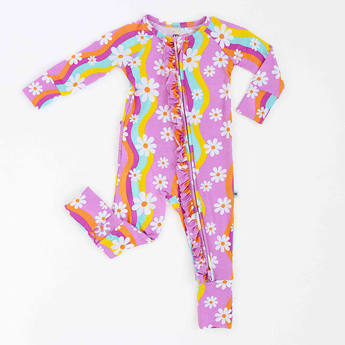 Disco Daysies Convertible Ruffle Romper - Image 2 - Bums & Roses