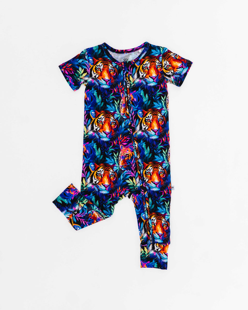 Easy Tiger Short Sleeve Romper