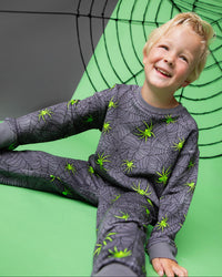 Baby Kids Bamboo Pajamas — Crawl Me Maybe Relaxed Fit Jogger Set — Image 4