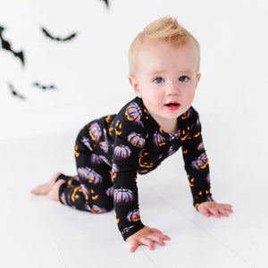 Bums & Roses - Baby & Kids Bamboo Pajamas - Creepin' it Real Romper - Image 1