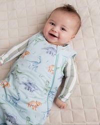 Baby Kids Bamboo Pajamas — Cuddle-saurus Sleep Sack — Image 1