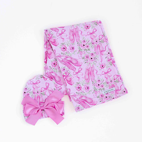 Ballet Blooms Swaddle & Bow Beanie - Image 2 - Bums & Roses