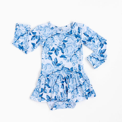 My Something Blue Ruffle Dress - Long Sleeves - Image 2 - Bums & Roses