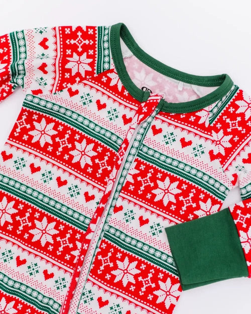 Baby Kids Bamboo Pajamas — Up To Snow Good Footie — Image 19