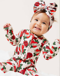 Baby Kids Bamboo Pajamas — Daddy's Girl Convertible Romper — Image 1