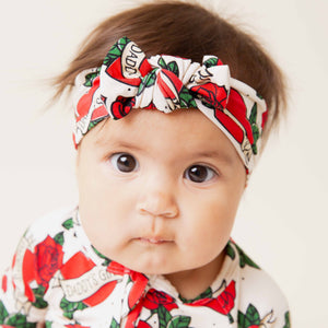 Baby Kids Bamboo Pajamas — Daddy's Girl Headwrap — Image 1