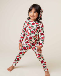 Baby Kids Bamboo Pajamas — Daddy's Girl Long Sleeve Pajama Set — Image 1