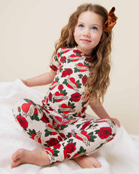 Baby Kids Bamboo Pajamas — Daddy's Girl Short Sleeve Pajama Set — Image 1