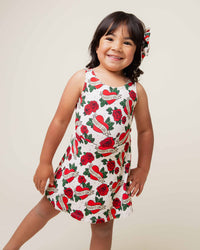 Baby Kids Bamboo Pajamas — Daddy's Girl Sleeveless Twistback Dress — Image 1