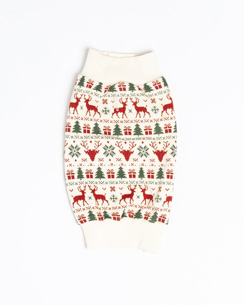 Baby Kids Bamboo Pajamas — Deer to Dream Dog Sweater — Image 5