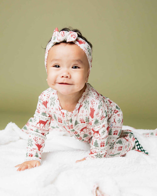 Baby Kids Bamboo Pajamas — Deer to Dream Footie — Image 13