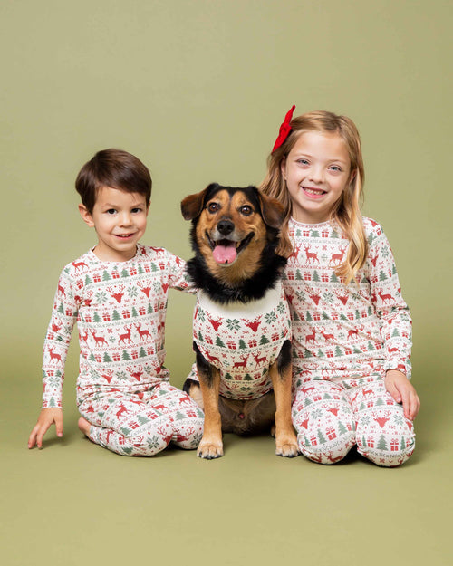 Baby Kids Bamboo Pajamas — Deer to Dream Long Sleeve Pajama Set — Image 8
