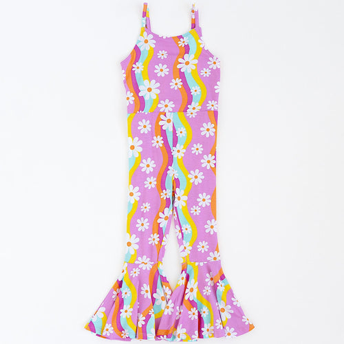 Disco Daysies Bell Bottom Jumpsuit - Image 2 - Bums & Roses