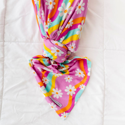 Disco Daysies Swaddle Headwrap Set - Image 6 - Bums & Roses