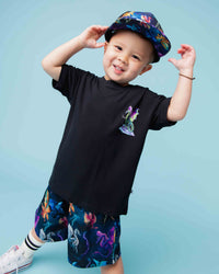 Baby Kids Bamboo Pajamas — Dragon My Heart T-Shirt — Image 1