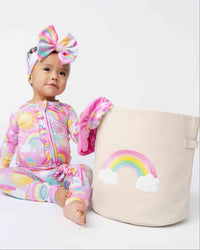 Baby Kids Bamboo Pajamas — Dream in Color Basket — Image 1