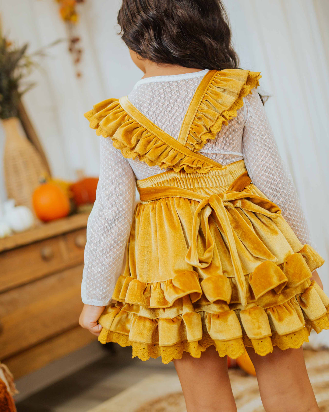 chinese dress ladies Tulle Dot Layering Shirt