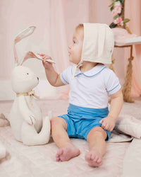 Baby Kids Bamboo Pajamas — Bunny Bonnet — Image 1
