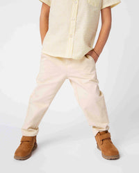Baby Kids Bamboo Pajamas — Chino Pants — Image 1