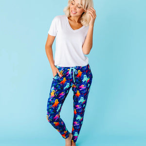 Bums & Roses - Baby & Kids Bamboo Pajamas - Drop It Like It's Haunt Women's Pants - Image 1