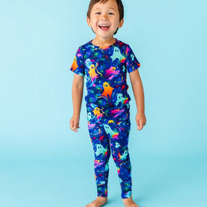 Bums & Roses - Baby & Kids Bamboo Pajamas - Drop It Like It's Haunt Two-Piece Pajama Set - Image 1