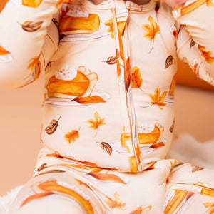 Baby Kids Bamboo Pajamas — Easy As Pie Convertible Romper — Image 1