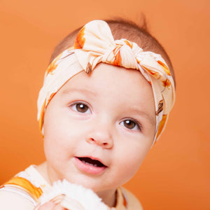 Baby Kids Bamboo Pajamas — Easy As Pie Headwrap — Image 1