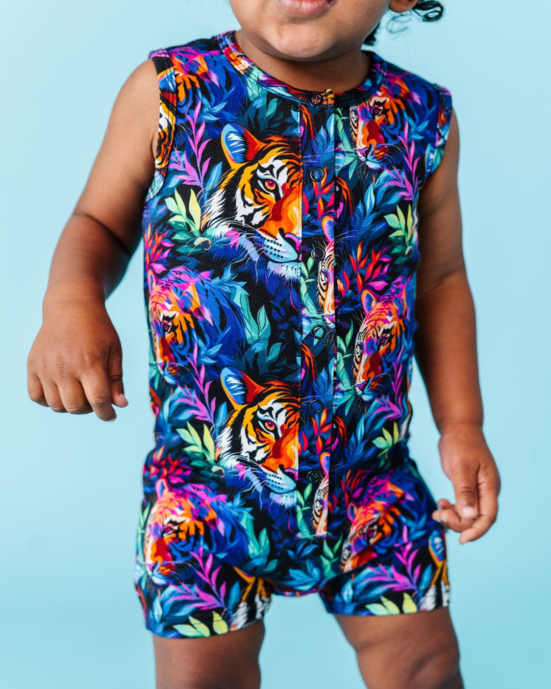 Easy Tiger Sleeveless Shortie Romper