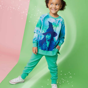 Baby Kids Bamboo Pajamas — Wicked Elphaba Jogger Set — Image 1