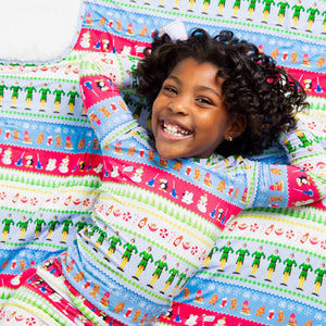 Baby Kids Bamboo Pajamas — Buddy The Elf™ Fair Isle Winter Wonderland Bum Bum Blanket - Plush — Image 1