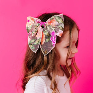 Baby Kids Bamboo Pajamas — Fairy Tulle Alligator Clip — Image 1