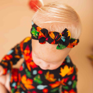 Baby Kids Bamboo Pajamas — Fallow The Leader Headwrap — Image 1