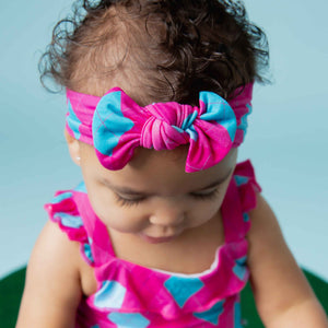 Baby Kids Bamboo Pajamas — Fore The Love Headwrap — Image 1