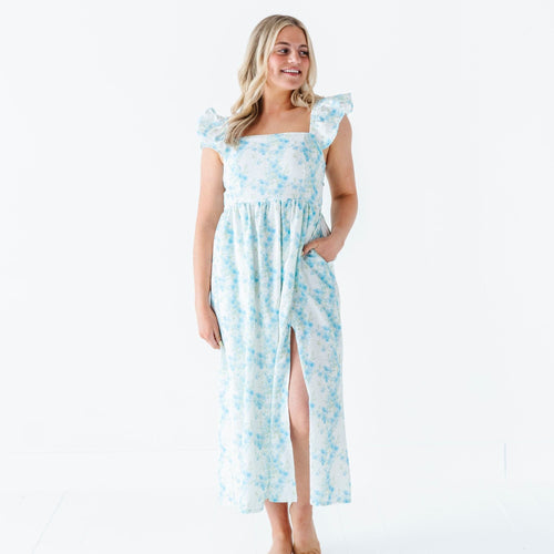 Forget Me Not Tie Waist Women's Dress - PREORDER - Image 3 - Bums & Roses