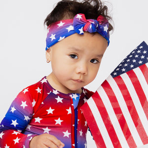 Baby Kids Bamboo Pajamas — Stars Aligned Headwrap — Image 1