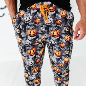 Bums & Roses - Baby & Kids Bamboo Pajamas - Fright Club Men's Lounge Pants - Image 1