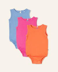 Baby Kids Bamboo Pajamas — Racerback Top Bundle — Image 1