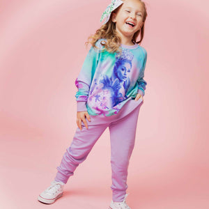 Baby Kids Bamboo Pajamas — Wicked Glinda Jogger Set — Image 1