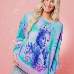 Baby Kids Bamboo Pajamas — Wicked Glinda Women's Relaxed Sweatshirt — Image 1