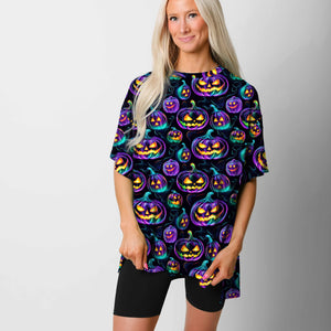 Baby Kids Bamboo Pajamas — Glow Getter Women's Oversized T-Shirt — Image 1