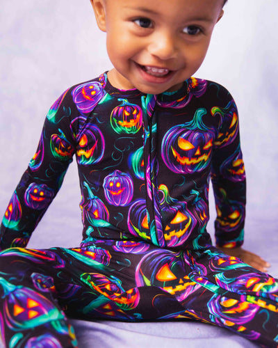 Baby Kids Bamboo Pajamas — Glow Getter Convertible Romper — Image 1