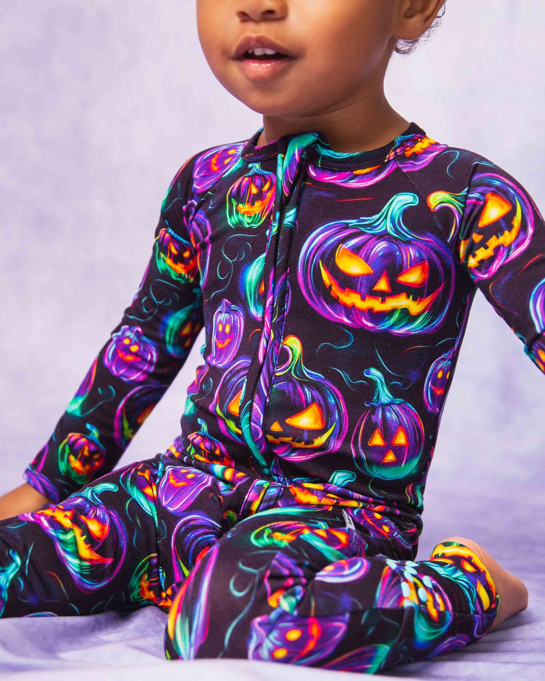 Baby Kids Bamboo Pajamas — Glow Getter Convertible Romper — Image 8