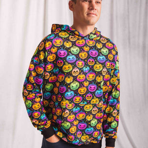 Baby Kids Bamboo Pajamas — Glow Hard or Glow Home Unisex Adult Hoodie — Image 1