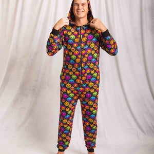 Baby Kids Bamboo Pajamas — Glow Hard or Glow Home Adult Romper — Image 1