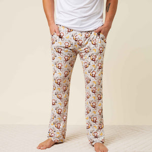 Baby Kids Bamboo Pajamas — Go Bananas Men's Pajama Pants — Image 1
