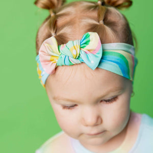 Baby Kids Bamboo Pajamas — Good As Gold Headwrap — Image 1