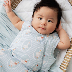 Baby Kids Bamboo Pajamas — Goose on the Loose Sleep Sack — Image 1