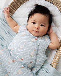 Baby Kids Bamboo Pajamas — Goose on the Loose Sleep Sack — Image 1